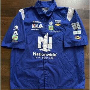 2017Nascar JH Design Pit Crew Shirt 2XL Blue #88 Hendrick Motorsports Nationwide